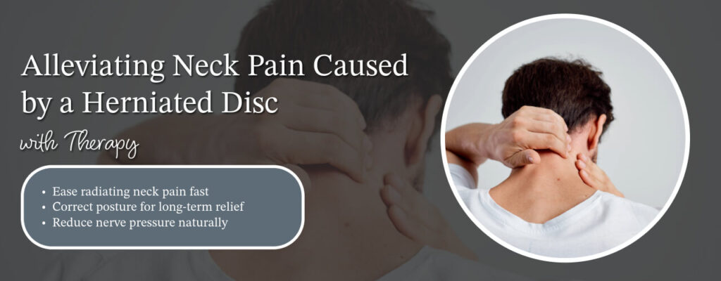 Alleviating Neck Pain Caused by a Herniated Disc with Therapy